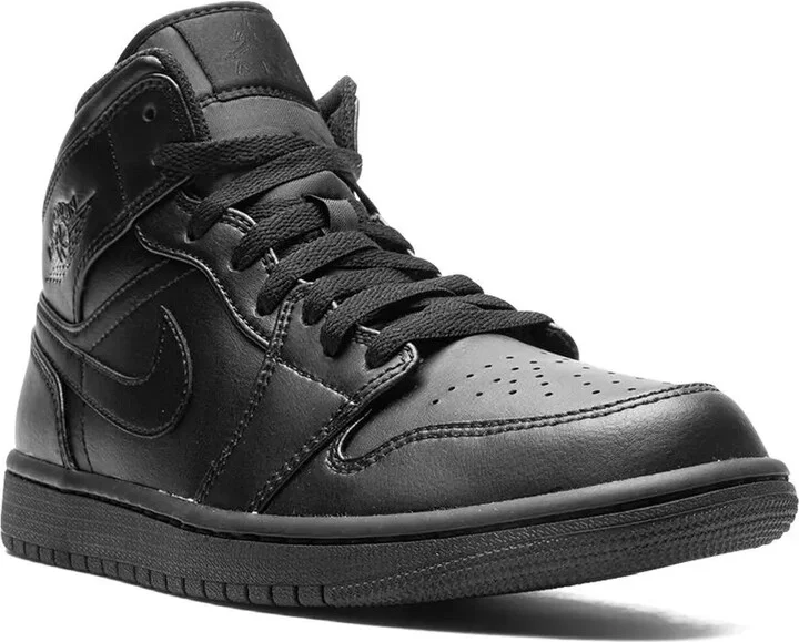 Air Jordan 1 Mid "Triple Black" sneakers - Image 2