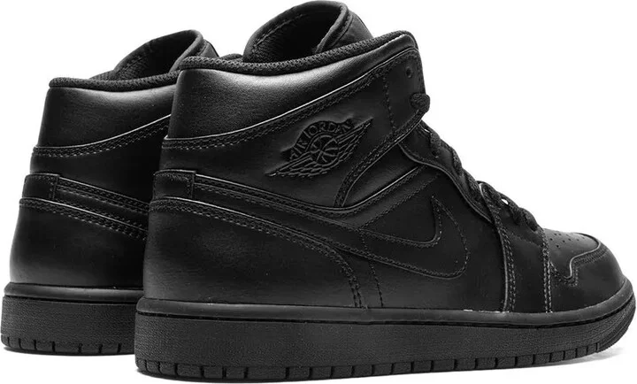 Air Jordan 1 Mid "Triple Black" sneakers - Image 3