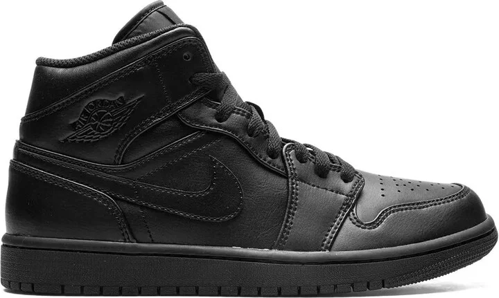 Air Jordan 1 Mid "Triple Black" sneakers