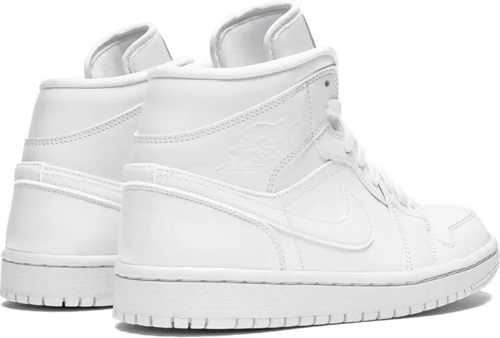 Air Jordan 1 Mid "Triple White Patent Leather" sneakers - Image 3
