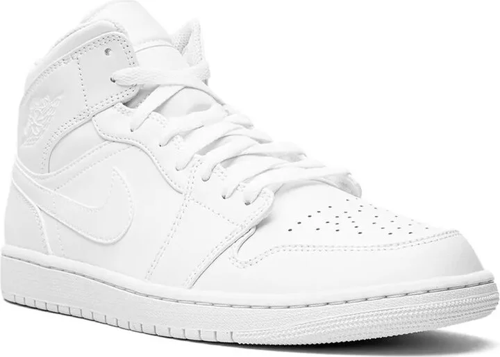 Air Jordan 1 Mid "Triple White" sneakers - Image 2