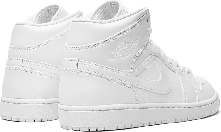Air Jordan 1 Mid "Triple White" sneakers - Image 3