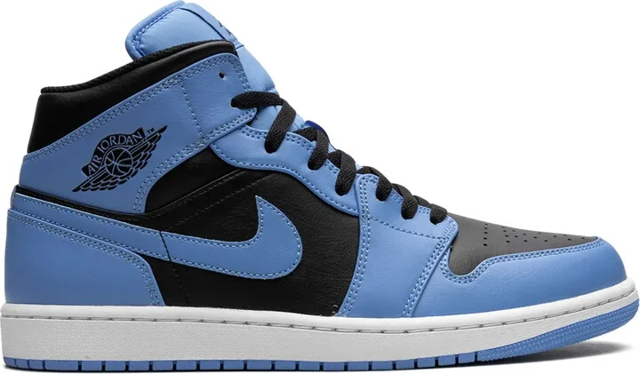 Air Jordan 1 Mid "University Blue/Black" sneakers