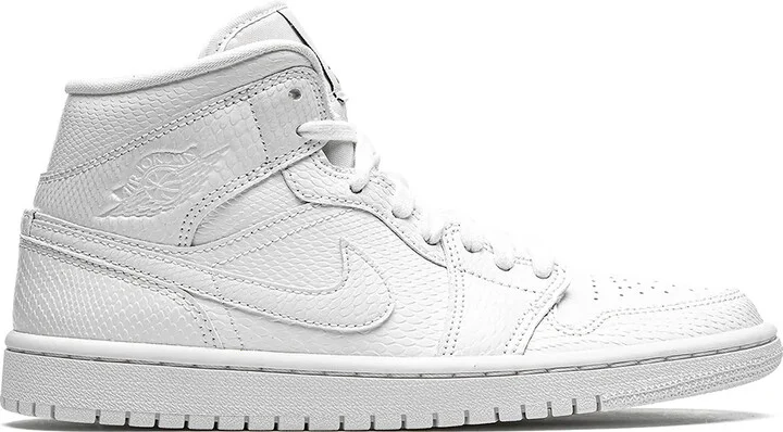 Air Jordan 1 Mid "White Snakeskin" sneakers