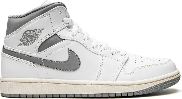 Air Jordan 1 Mid "White/Stealth Grey" sneakers
