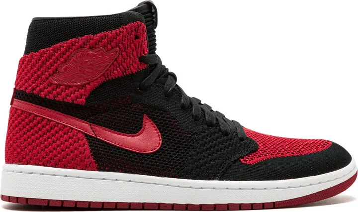 Air Jordan 1 Retro Hi Flyknit "Black/Varsity Red/White" sneakers