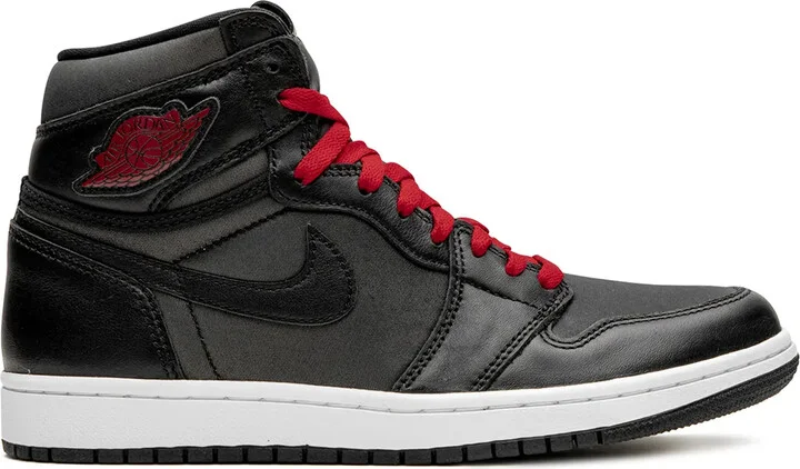Air Jordan 1 Retro High OG "Black Satin/Gym Red" sneakers