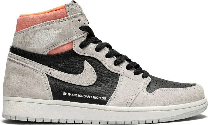 Air Jordan 1 Retro High OG "Neutral Grey/Hyper Crimson" sneakers
