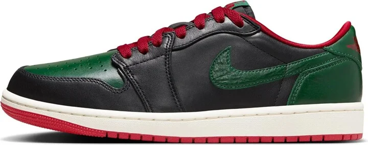Air Jordan 1 Retro Low OG Black/Gorge Green-Varsity Red CZ0775-036 Women's