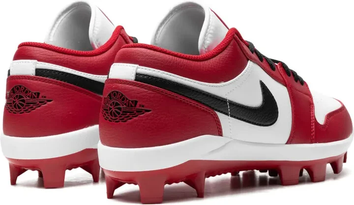 Air Jordan 1 Retro MCS Low "Gym Red" baseball cleats - Image 3