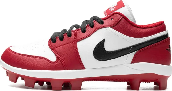 Air Jordan 1 Retro MCS Low "Gym Red" baseball cleats - Image 5