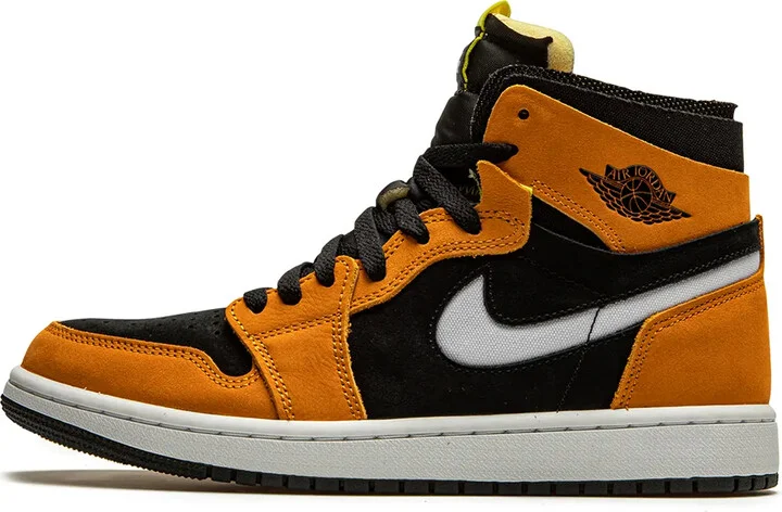 Air Jordan 1 Zoom Air "Black/Monarch" sneakers