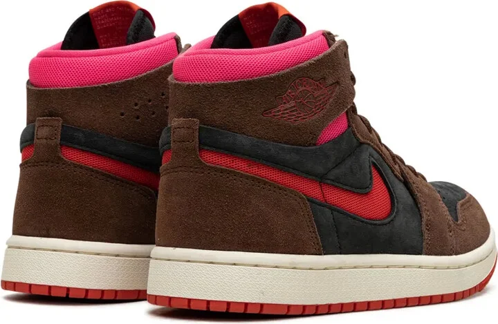 Air Jordan 1 Zoom Air CMFT "Cacao Wow/Picante Red/Black/Hyper Pink" sneakers - Image 3