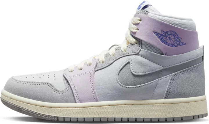 Air Jordan 1 Zoom CMFT 2 DV1305-005 Women's US 11.5 Gray Lifestyle Shoes GBNC88