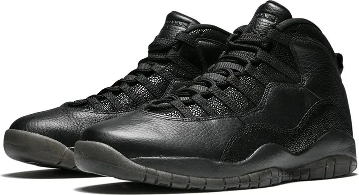 Air Jordan 10 Retro OVO "Black/Metallic Gold" sneakers - Image 2