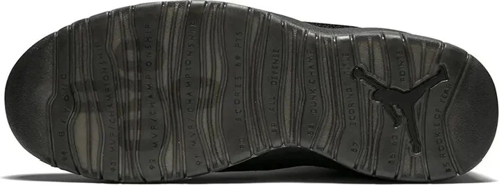 Air Jordan 10 Retro OVO "Black/Metallic Gold" sneakers - Image 5