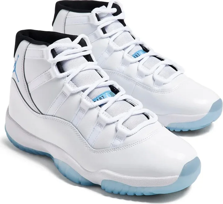 Air Jordan 11 high-top silhouette athletic sneakers - Image 2