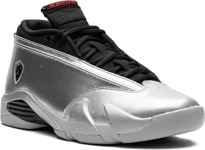 Air Jordan 14 Low "Metallic Silver" sneakers - Image 2