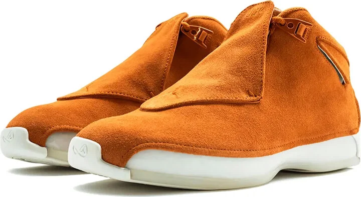Air Jordan 18 suede pack campfire orange - Image 2