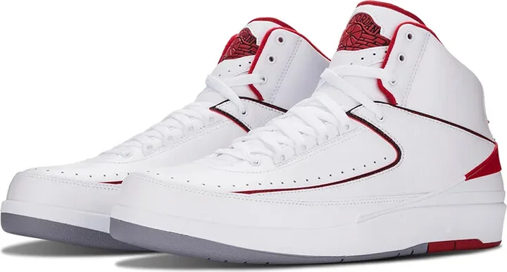 Air Jordan 2 Retro "White/Varsity Red" sneakers - Image 2