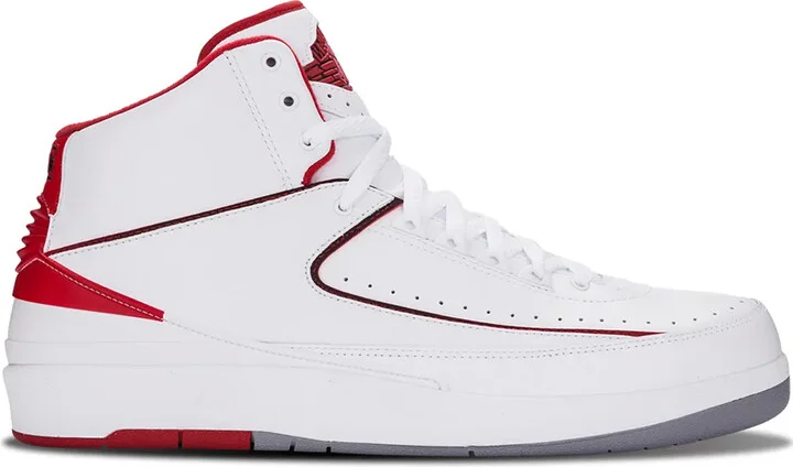 Air Jordan 2 Retro "White/Varsity Red" sneakers