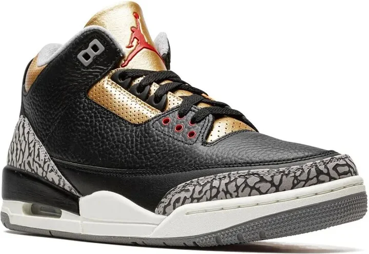 Air Jordan 3 "Black Cement Gold" sneakers - Image 2