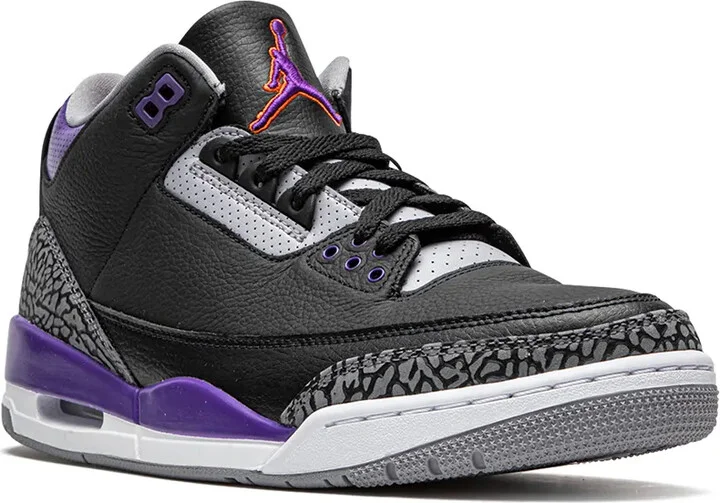 Air Jordan 3 Retro "Court Purple" sneakers - Image 2