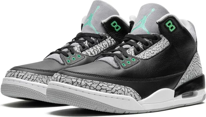 Air Jordan 3 Retro "Green Glow" sneakers - Image 2