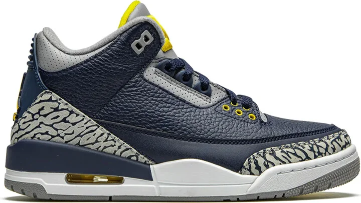 Air Jordan 3 Retro PE "Michigan" sneakers