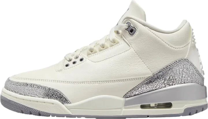 Air Jordan 3 Retro Sail / Cement Grey CK9246-100 Women's