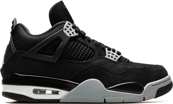 Air Jordan 4 "Black Canvas" sneakers