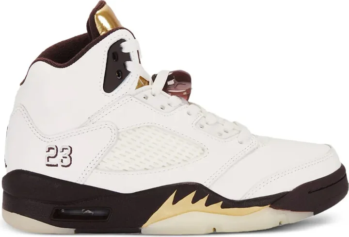 Air Jordan 5 Retro "Earth/Metallic Gold/Sail/Muslin" sneakers
