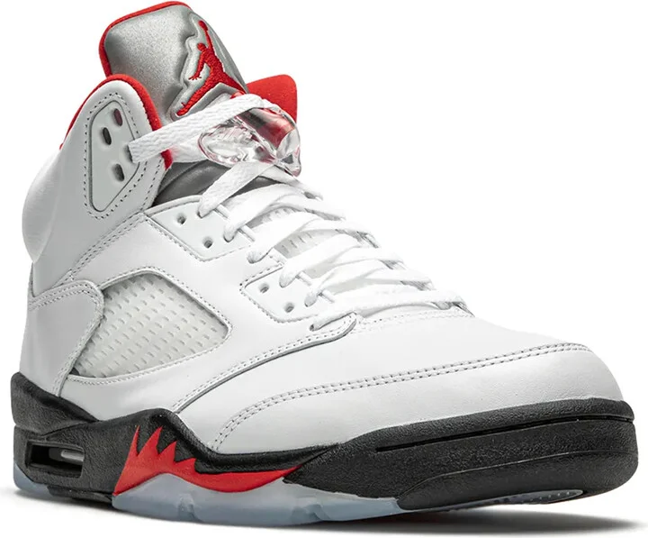 Air Jordan 5 Retro "Fire Red Silver Tongue 2020" sneakers - Image 2