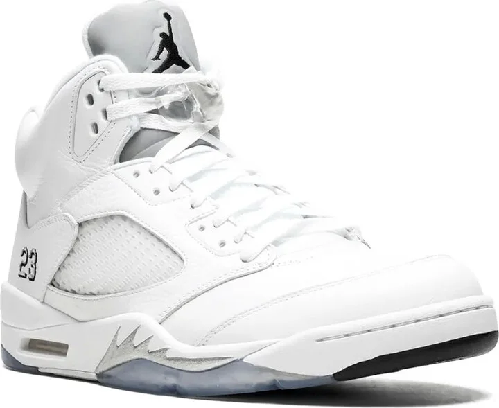Air Jordan 5 Retro ''Metallic Silver'' sneakers - Image 2