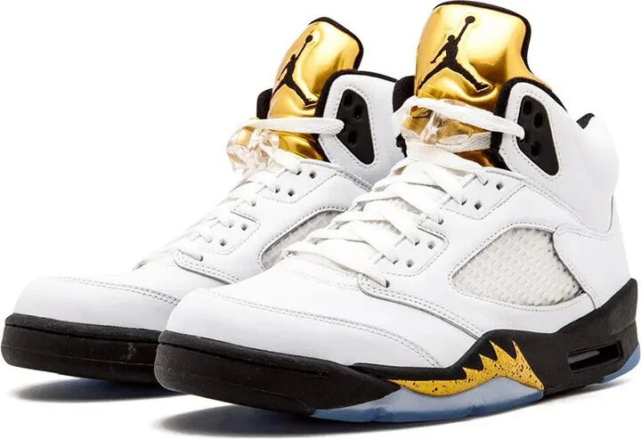 Air Jordan 5 Retro "Olympic Gold Medal" sneakers - Image 2
