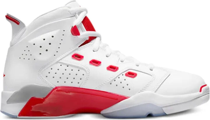 Air Jordan 6-17-23 "White/Fire Red" sneakers