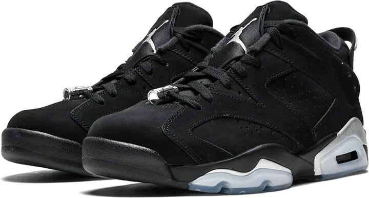 Air Jordan 6 Retro Low "Metallic Silver" sneakers - Image 2