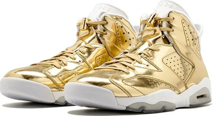 Air Jordan 6 Retro P1NNACLE "Metallic Gold/White" sneakers - Image 2