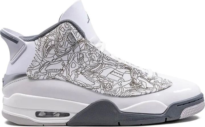 Air Jordan Dub Zero "White/Cool Grey" sneakers