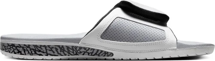 Air Jordan Hydro 3 Retro "White Cement" slides