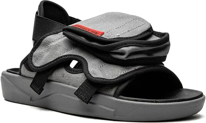 Air Jordan Jordan LS "Grey/Black" slides - Image 2