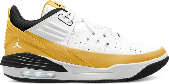 Air Jordan Max Aura 5 "White/Yellow Ochre" sneakers
