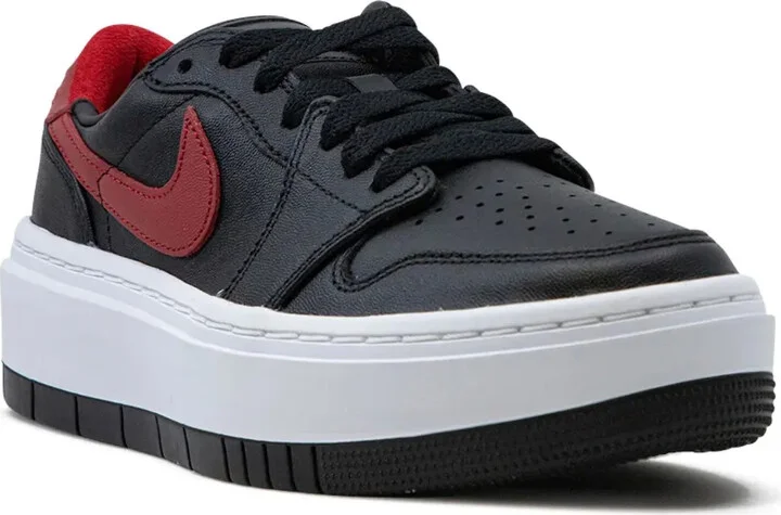 Air Jordan Retro 1 Elevate Low "Black/Gym Red/White" sneakers - Image 2