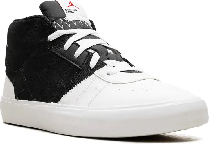 Air Jordan Series Mid "Black/White/University Red" sneakers - Image 2