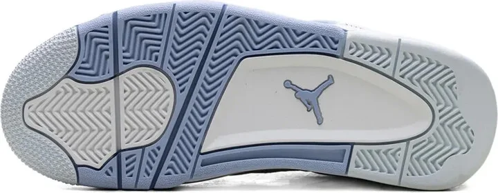 Air Jordan "White/Aluminum/Blue Tint/Oil Green" sneakers - Image 4