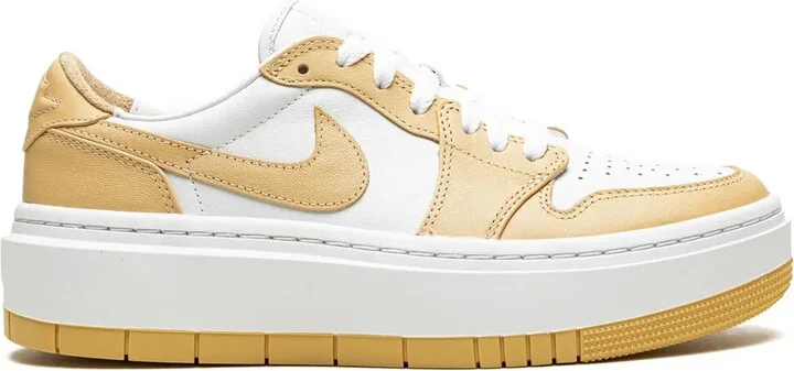 Air Jorden 1 Elevate Low "White/Tan" sneakers
