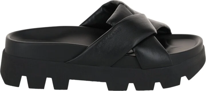Air Lug Leather Sandals
