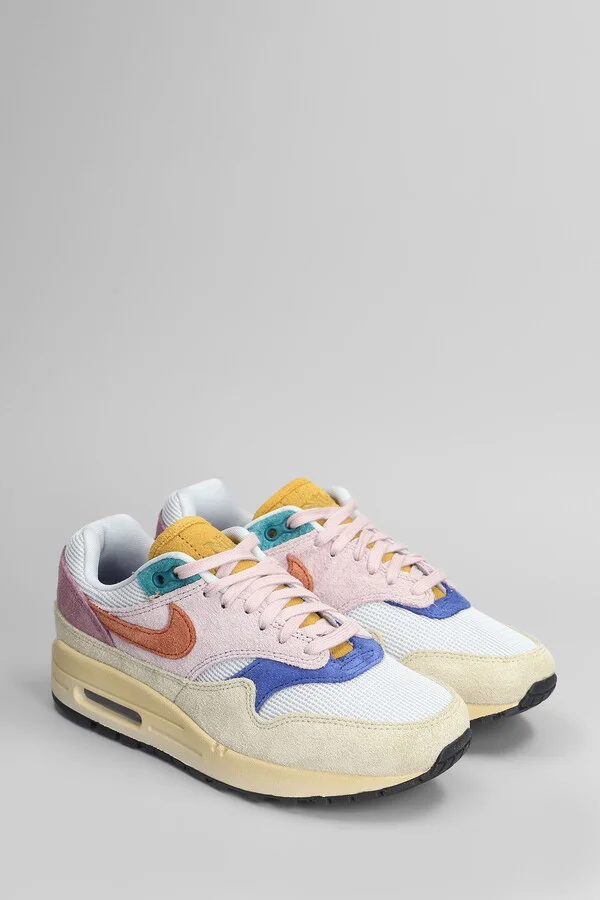 Air Max 1 87 Prm Sneakers In Multicolor Suede And Fabric - Image 2
