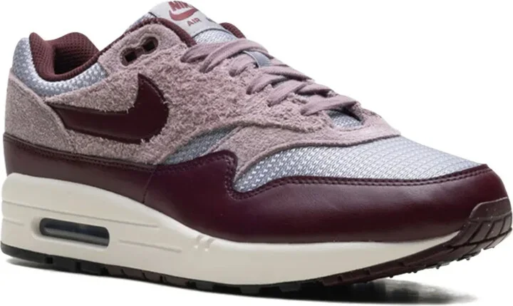 Air Max 1 Essential Premium "Cement Grey/Taupe Grey/Phantom/Burgundy Crush" sneakers - Image 2