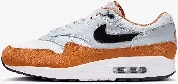 Air Max 1 FN6952-101 Sneakers Men's White Orange Lifestyle Shoes TF5610